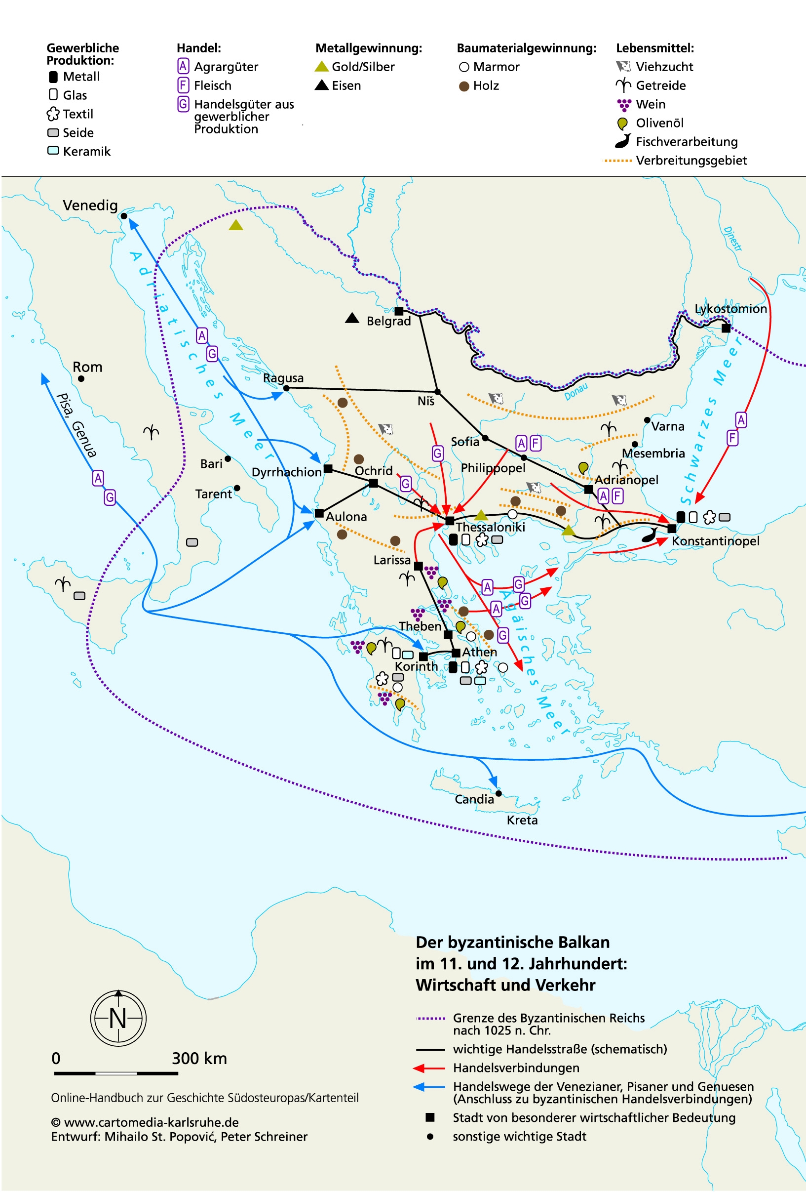 Der byzantinische Balkan im 11. und 12. Jahrhundert: Wirtschaft und Verkehr