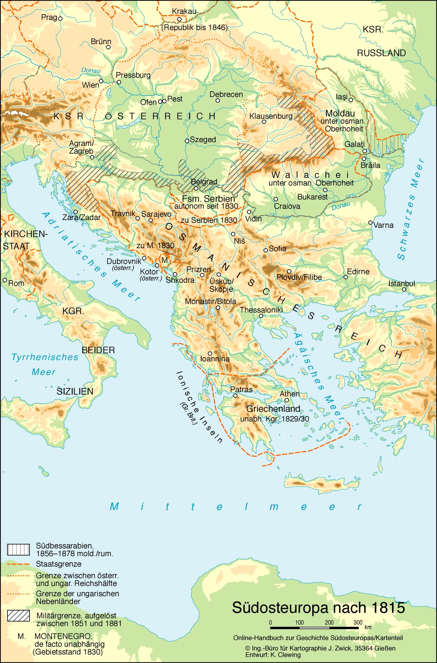 Südosteuropa nach 1815